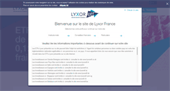 Desktop Screenshot of lyxoretf.fr