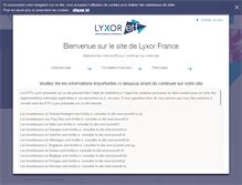 Tablet Screenshot of lyxoretf.fr