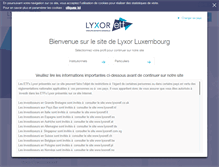 Tablet Screenshot of lyxoretf.lu