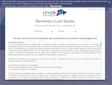 Tablet Screenshot of lyxoretf.es